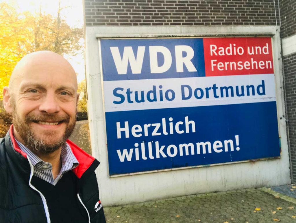 Holger im WDR Studio Dortmund